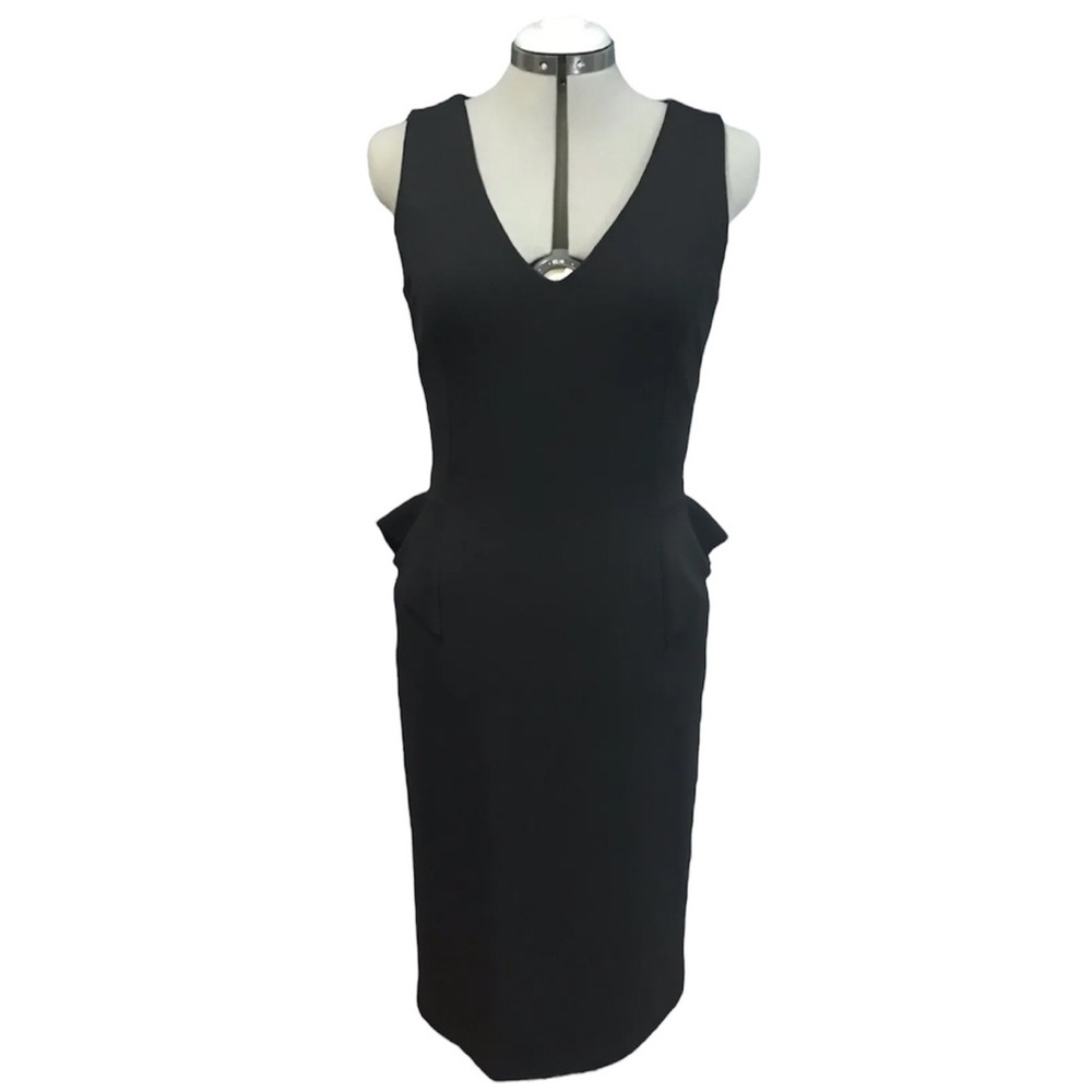 NWOT VELVET By Graham & Spencer Peblum Anthropologie Black Dress M Medium Party
